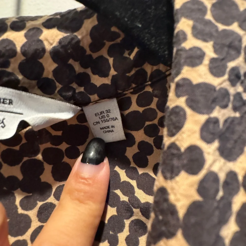 & Other Stories Leopard Print Blouse - Picture 3 of 12